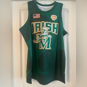 LeBron James Irish 2003 National Champions, Classics Green XL Jersey